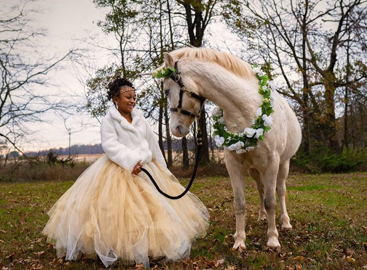 Cute unicorn photoshoot